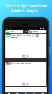 English to Uzbek Translator android App screenshot 3